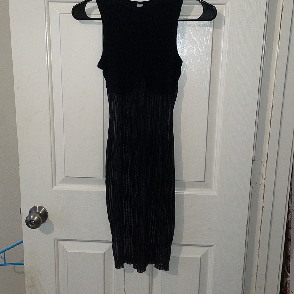 Black long dress / blouse